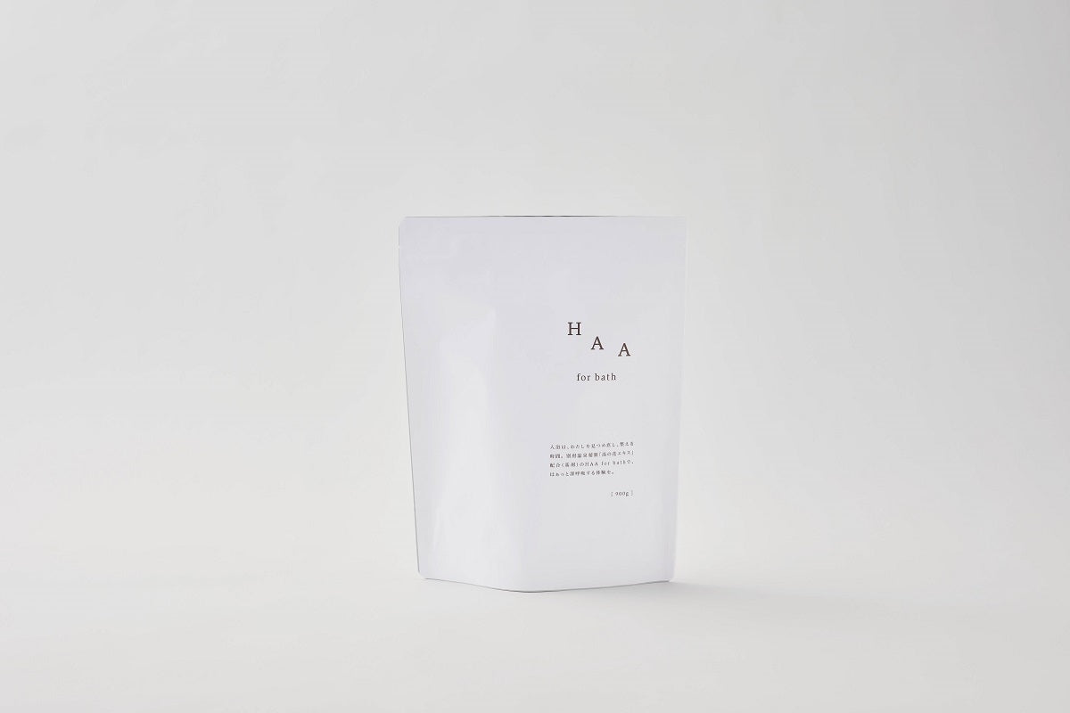 限りなく天然温泉に近い入浴剤「HAA for bath」