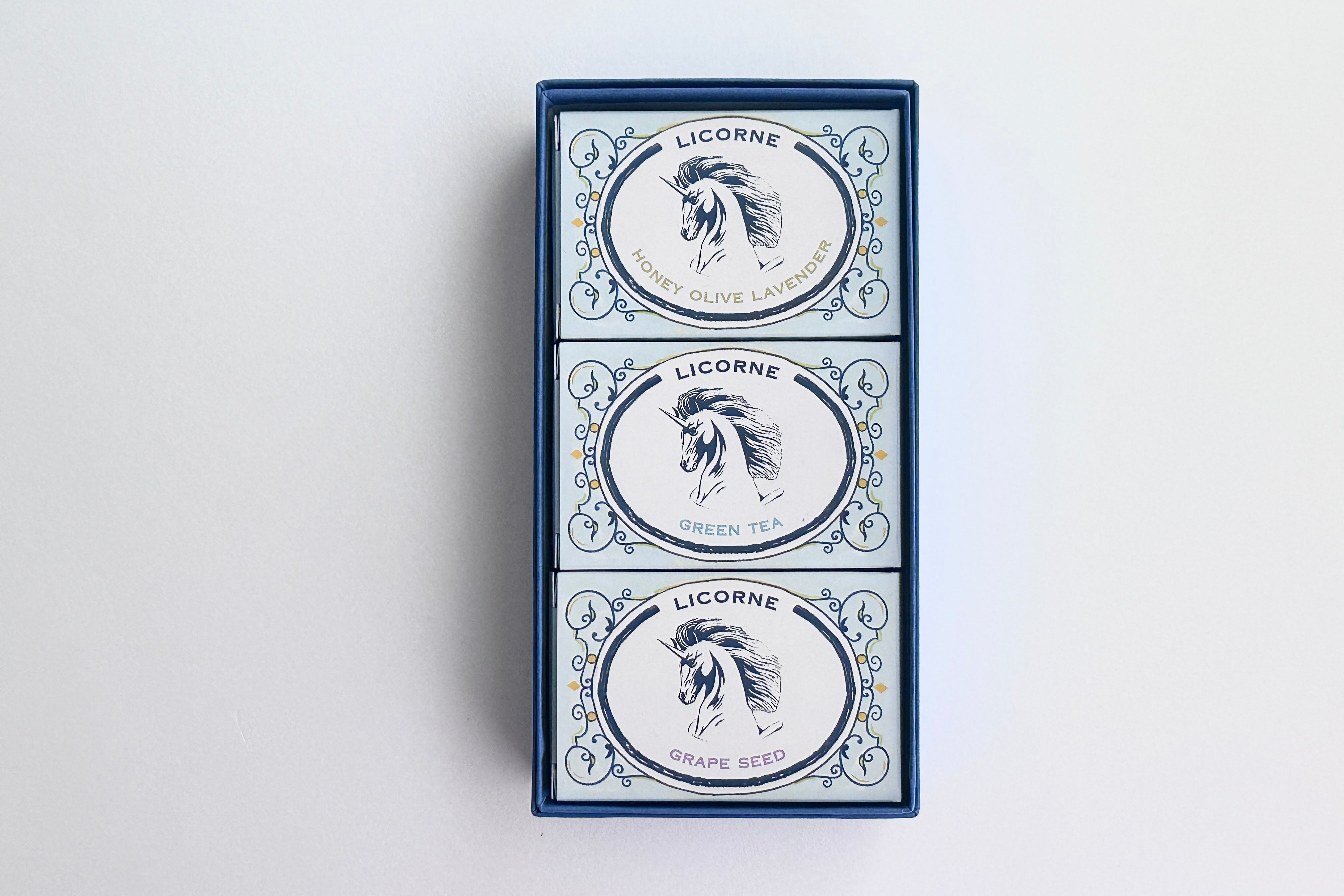 植物由来の上質なマルセイユ石鹸 「LICORNE」ギフトBOX