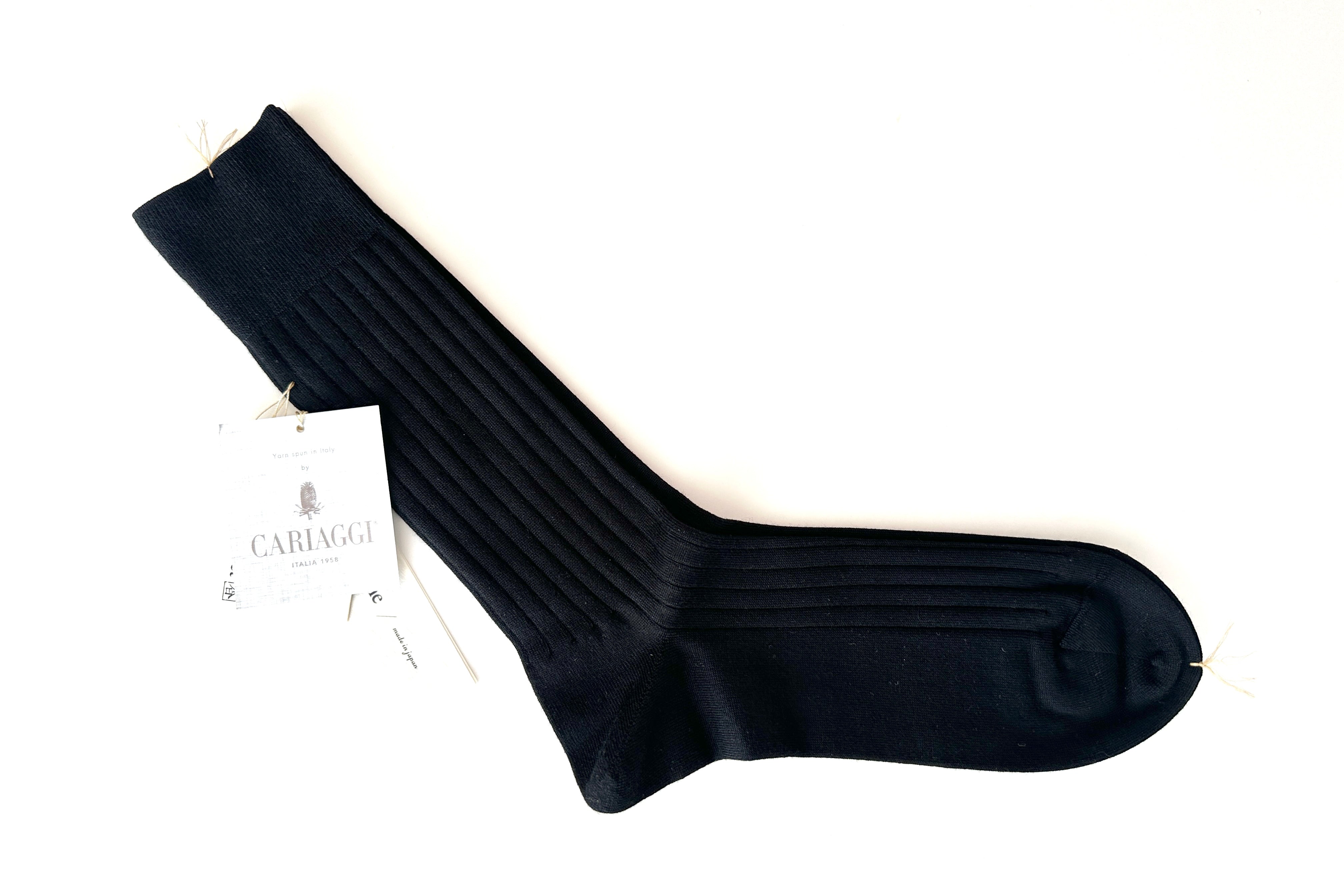 idē homme カシミア混靴下<桐箱入>