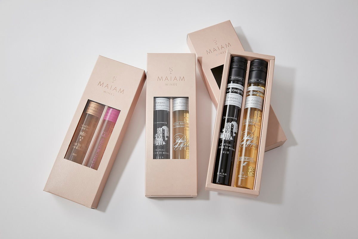 MAIAM WINES グラス1杯のワイン2本セット プティローズとプティボヌール