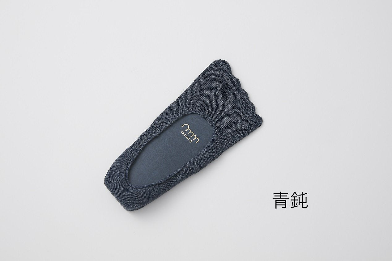 idē homme シークレット5本指ソックス(シルク)