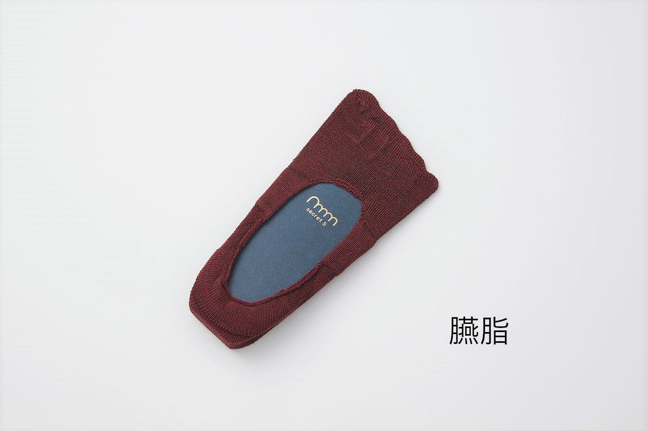 idē homme シークレット5本指ソックス(シルク)