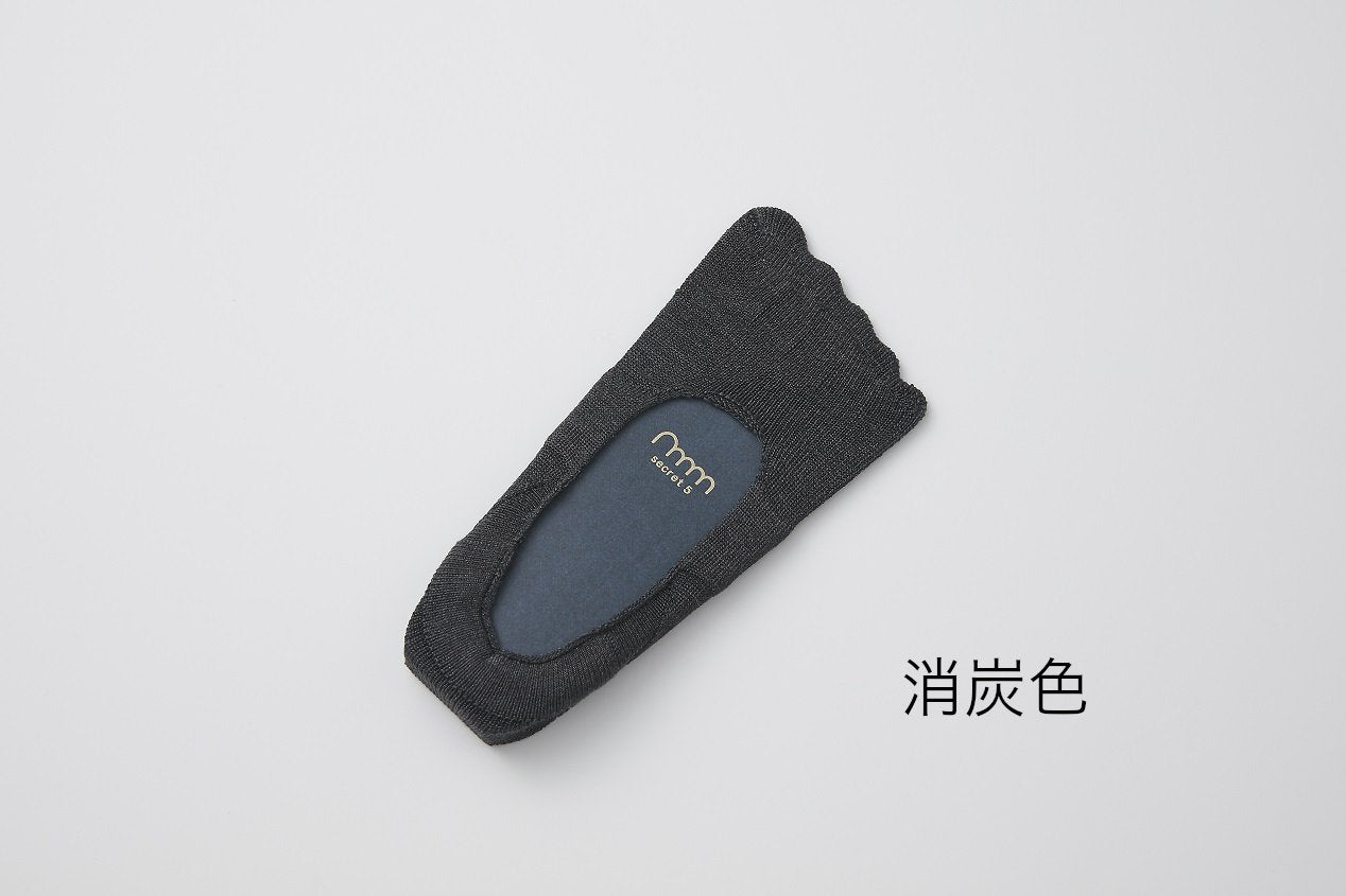 idē homme シークレット5本指ソックス(シルク)