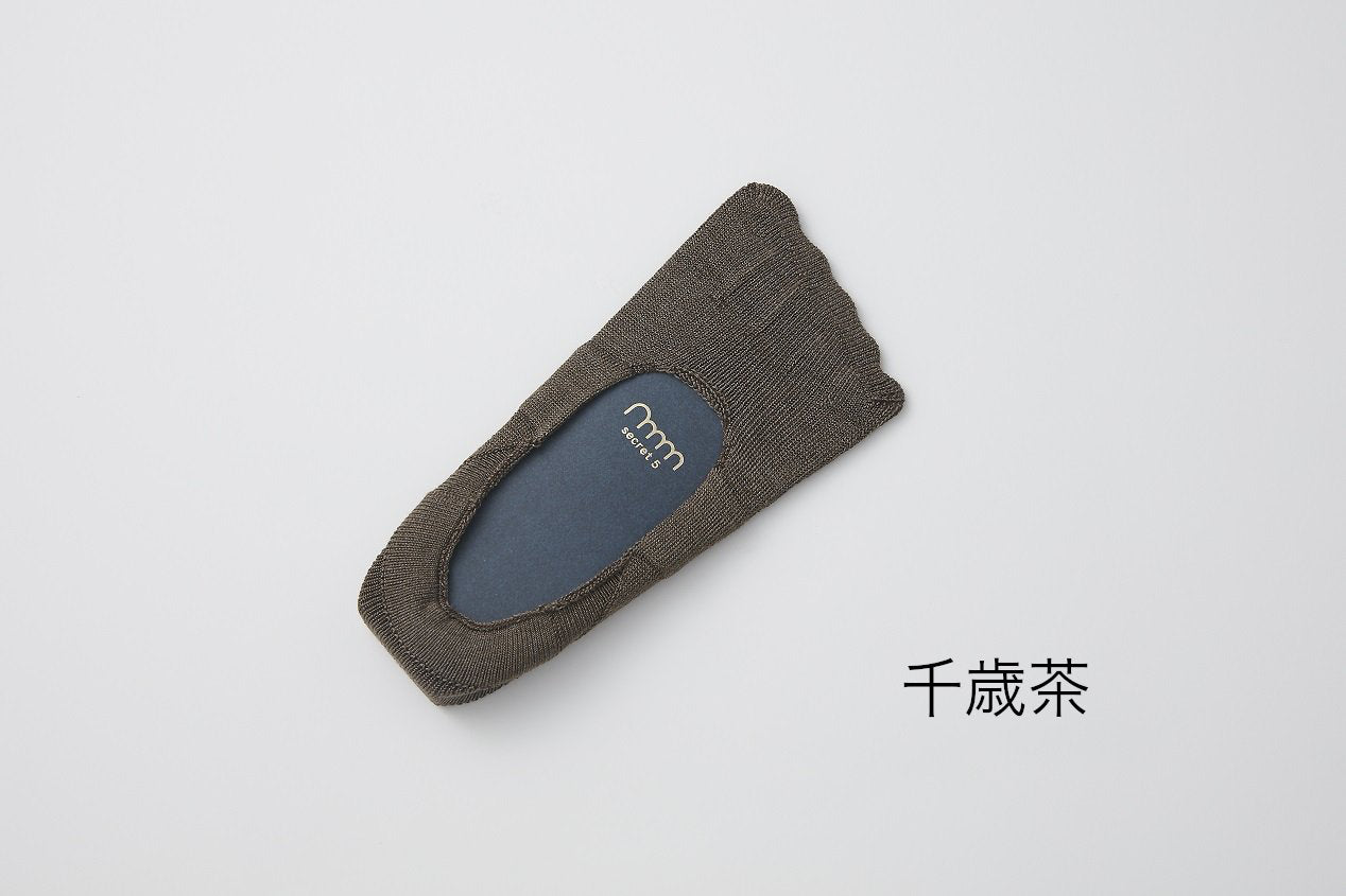 idē homme シークレット5本指ソックス(シルク)