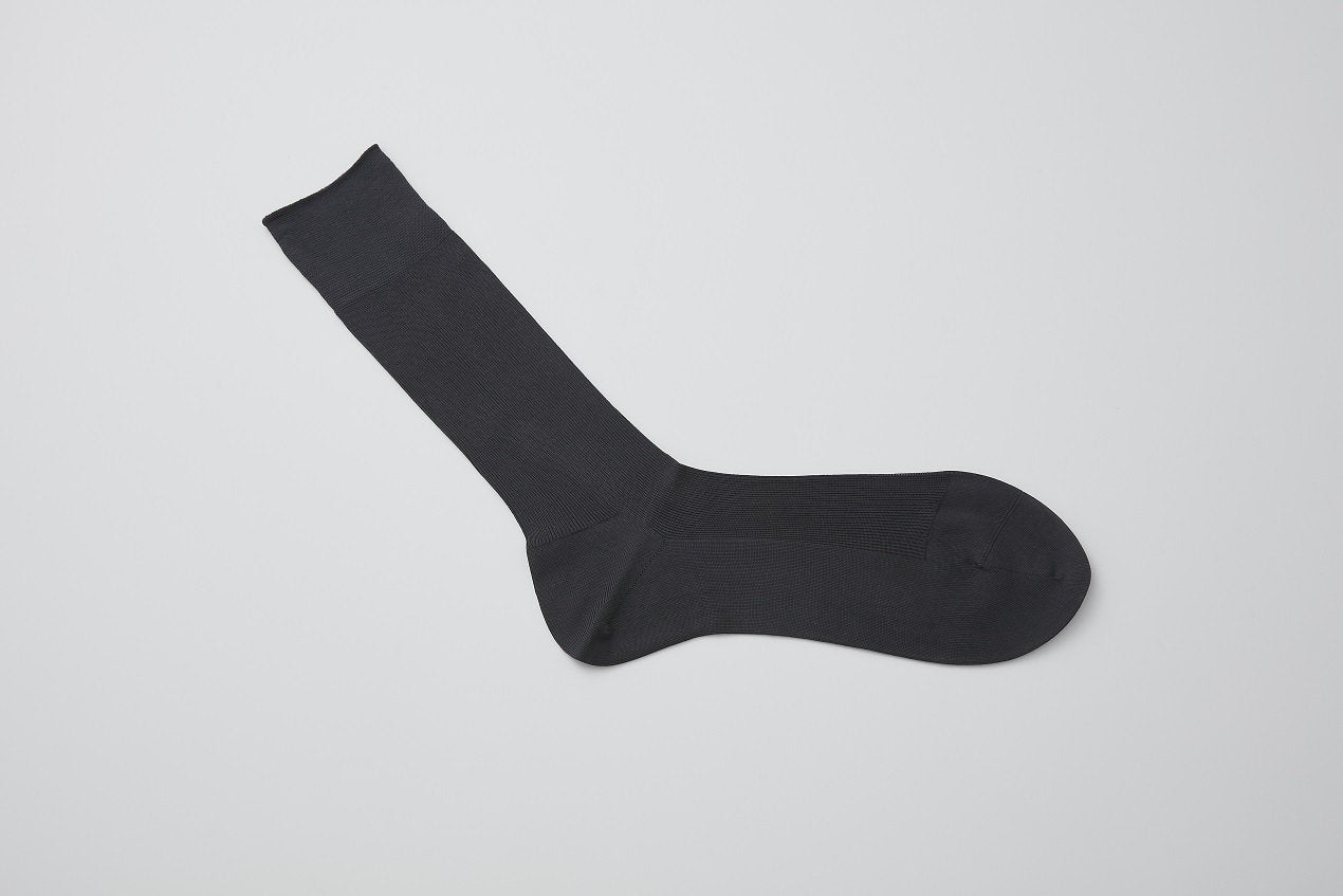 idē homme 超長綿「GIZA45」ソックス<桐箱入り2足セット>