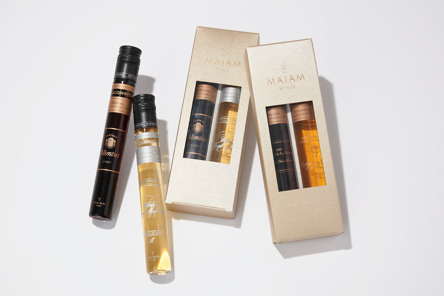 MAIAM WINES グラス１杯のワイン２本セット　プティボヌール とプティドゥース