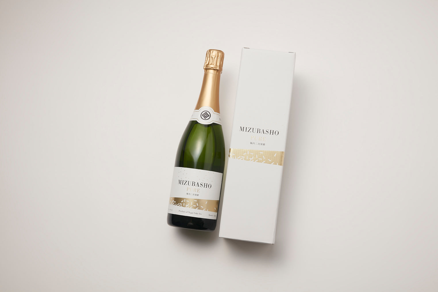 世界に誇る、スパークリング日本酒「MIZUBASHO PURE」