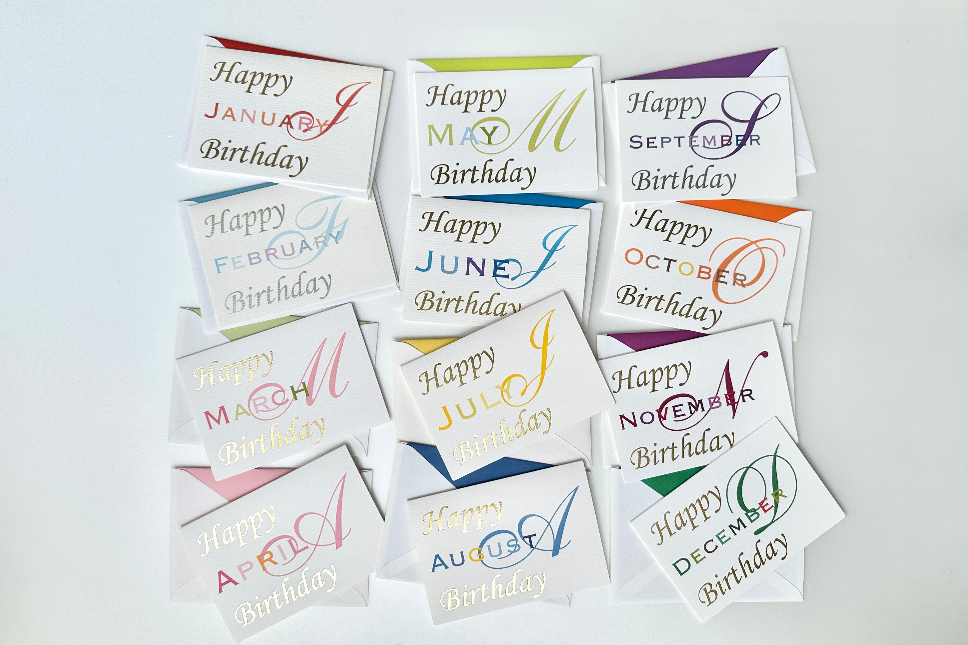 大切な誕生日に贈りたいマンスリーバースデーカード