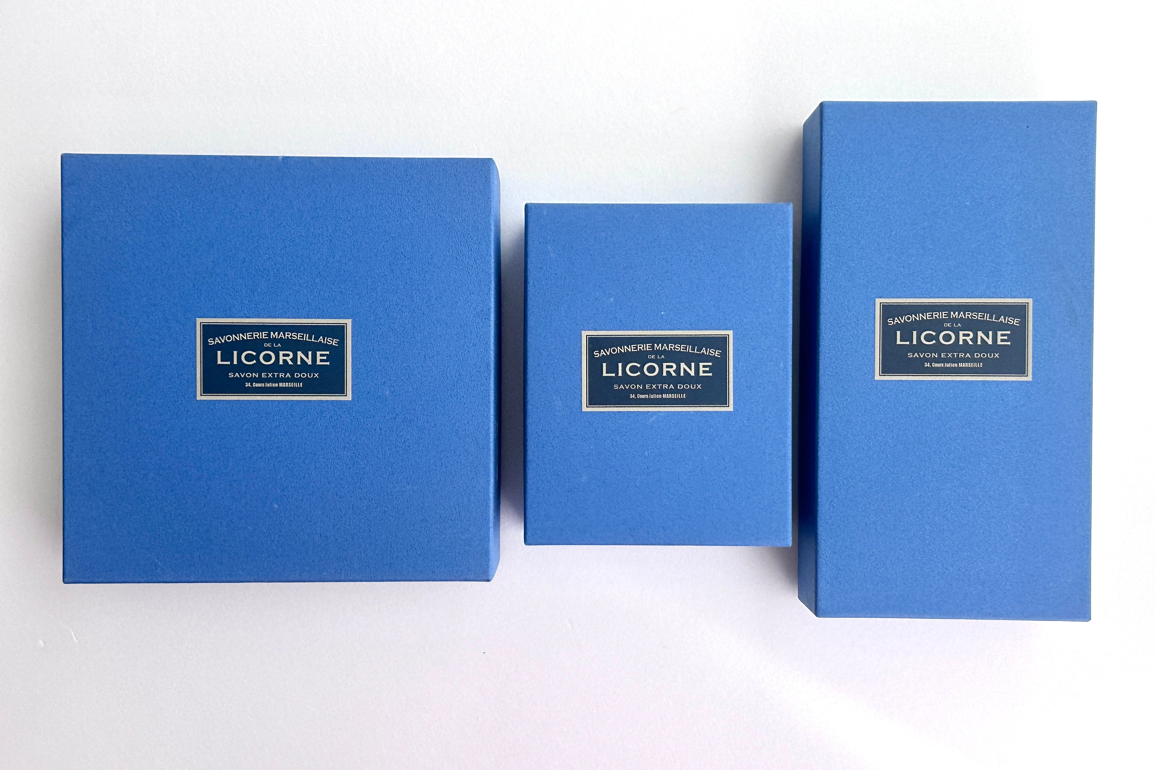 植物由来の上質なマルセイユ石鹸 「LICORNE」ギフトBOX