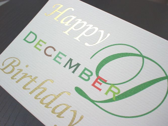 大切な誕生日に贈りたいマンスリーバースデーカード