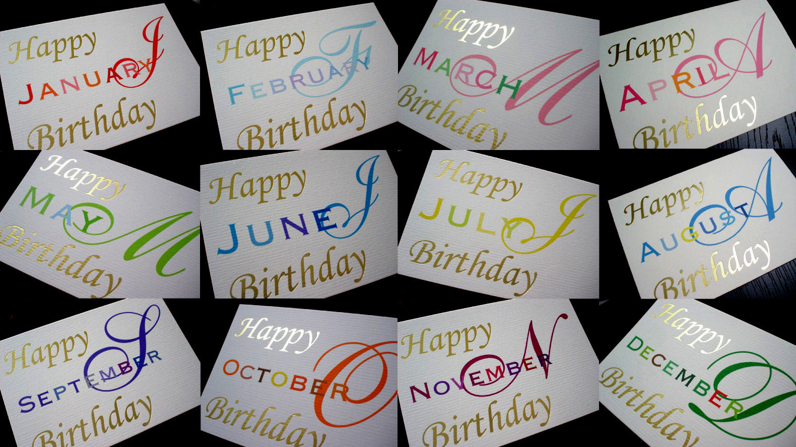 大切な誕生日に贈りたいマンスリーバースデーカード